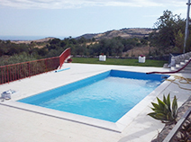 Realizzazione piscina prefabbricata a ragusa - sicilia  - costruzione piscine
